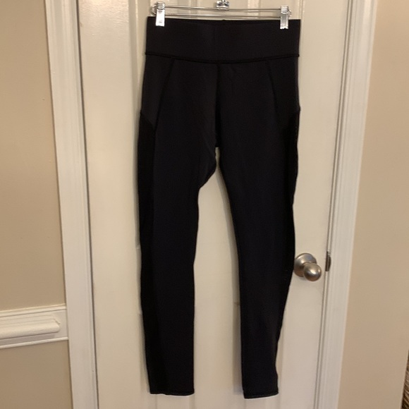 MICHI Pants - Michi Stardust Leggings Black Mesh Panels size M